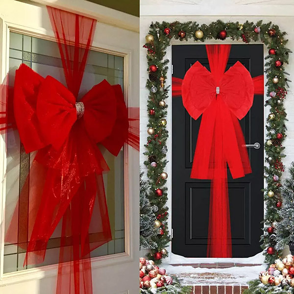 Голяма Панделка за Коледна и Празнична Украса | RUBYBOW