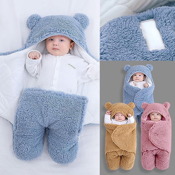 Топла и мека пелена за сън на бебето | FLUFFIKINS