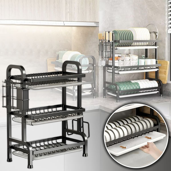 Интелигентна многопластова поставка за съдове за бързо и ефективно сушене | DRYSTACK