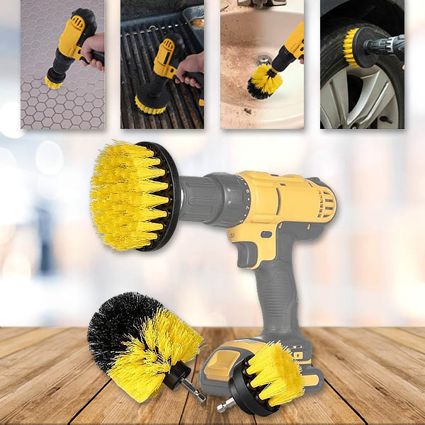 Мощен комплект четки за почистване с бормашина (3 части) | DRILLBRUSH