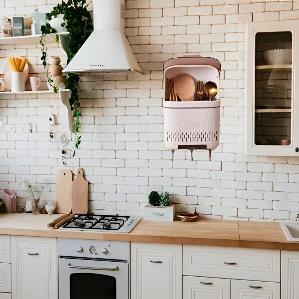 Стенен държач за кухненски прибори | UTENSILKO