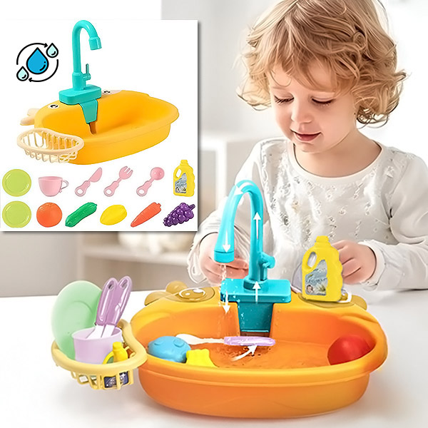 Детска кухненска мивка с течаща вода | SINKIFUN