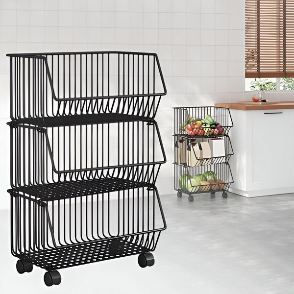 Количка с 3 кошници | CARTSTACK