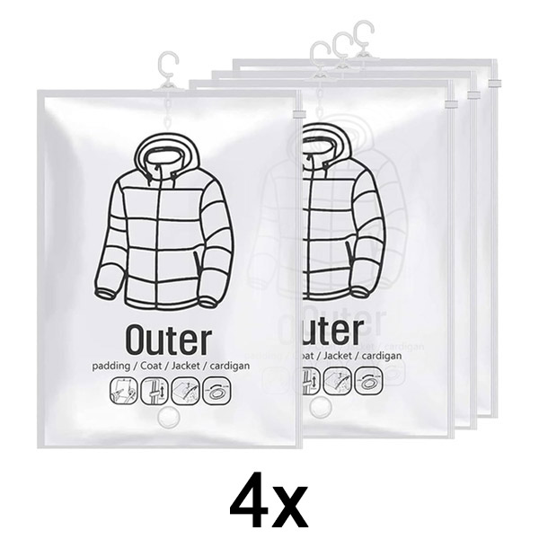1x Висящи Торби за Вакуумно Съхранение (4 бр.) | VACUHANG
